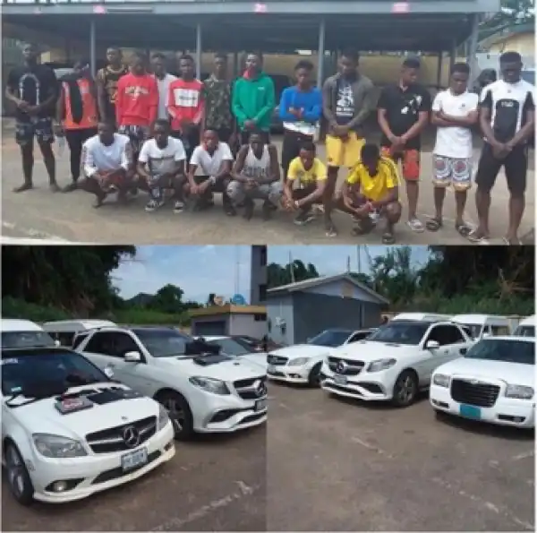 EFCC Smokes Out 22 Yahoo boys In Delta State